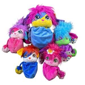 Netflix Popples Plushies Set of 5 NWT